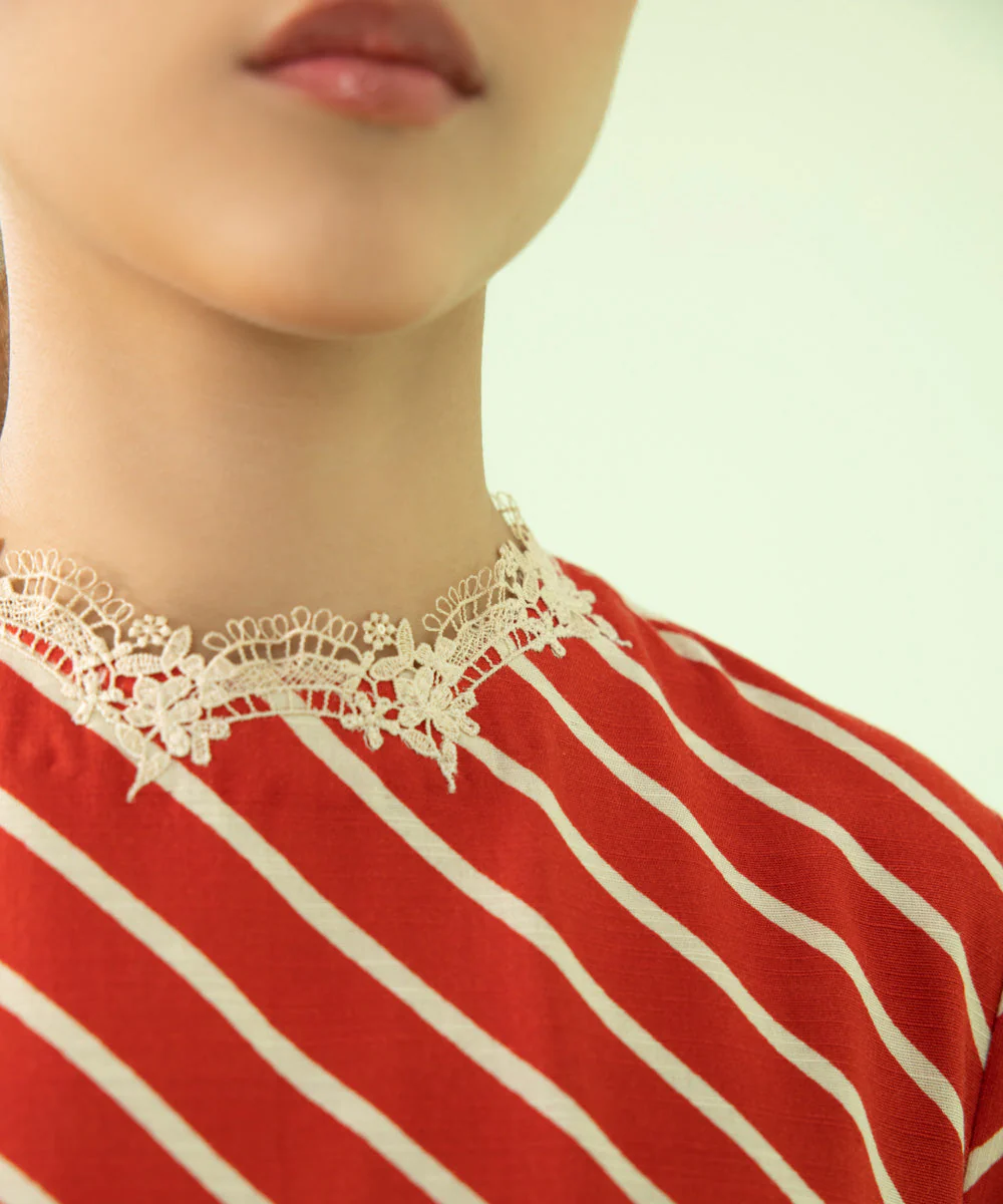 3 Piece - Embroidered Light Khaddar Suit