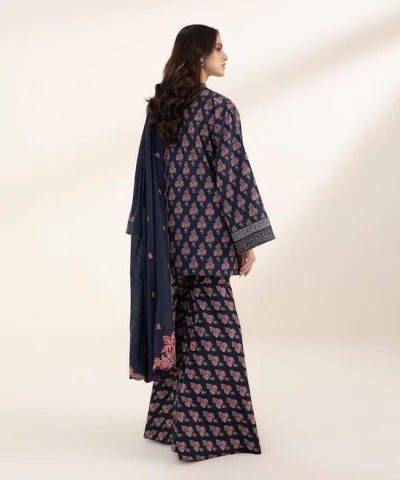 3 PIECE - EMBROIDERED LAWN SUIT