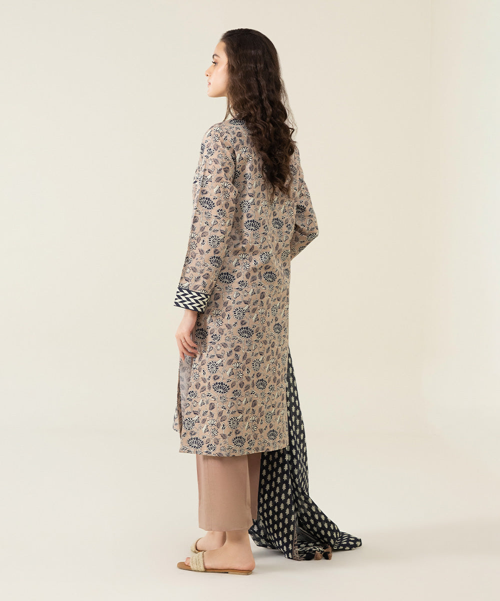 3 Piece - Printed Lawn Suit