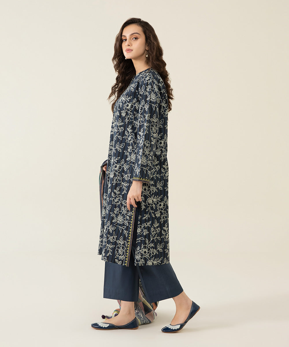 3 Piece - Printed Lawn Suit
