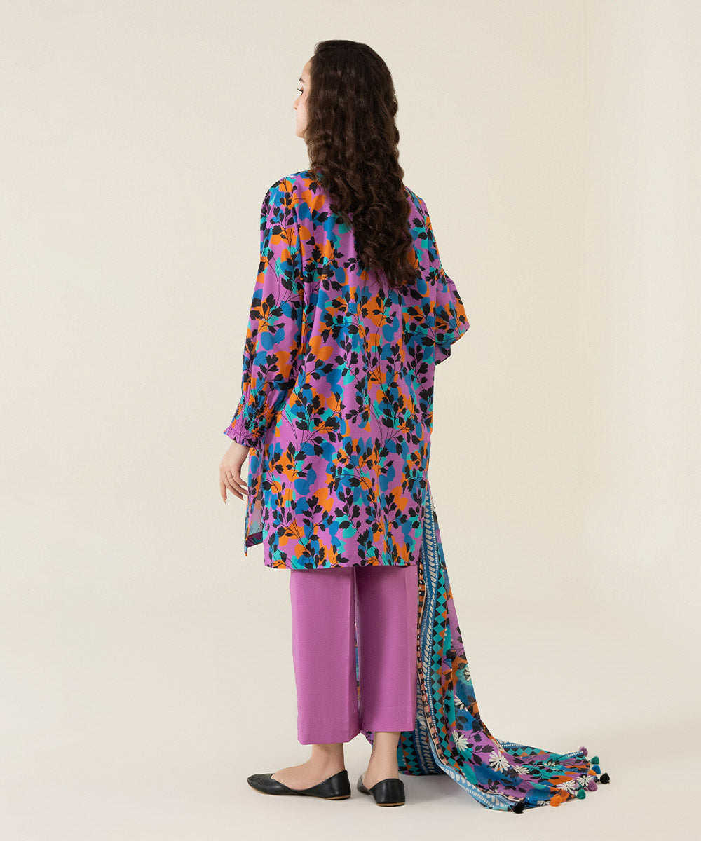 3 Piece - Printed Lawn Suit