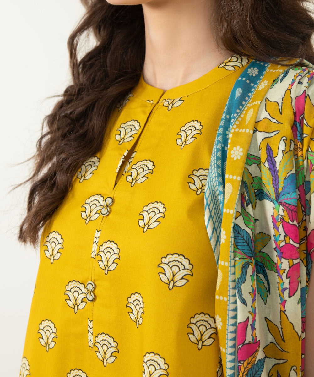 3 Piece - Printed Lawn Suit