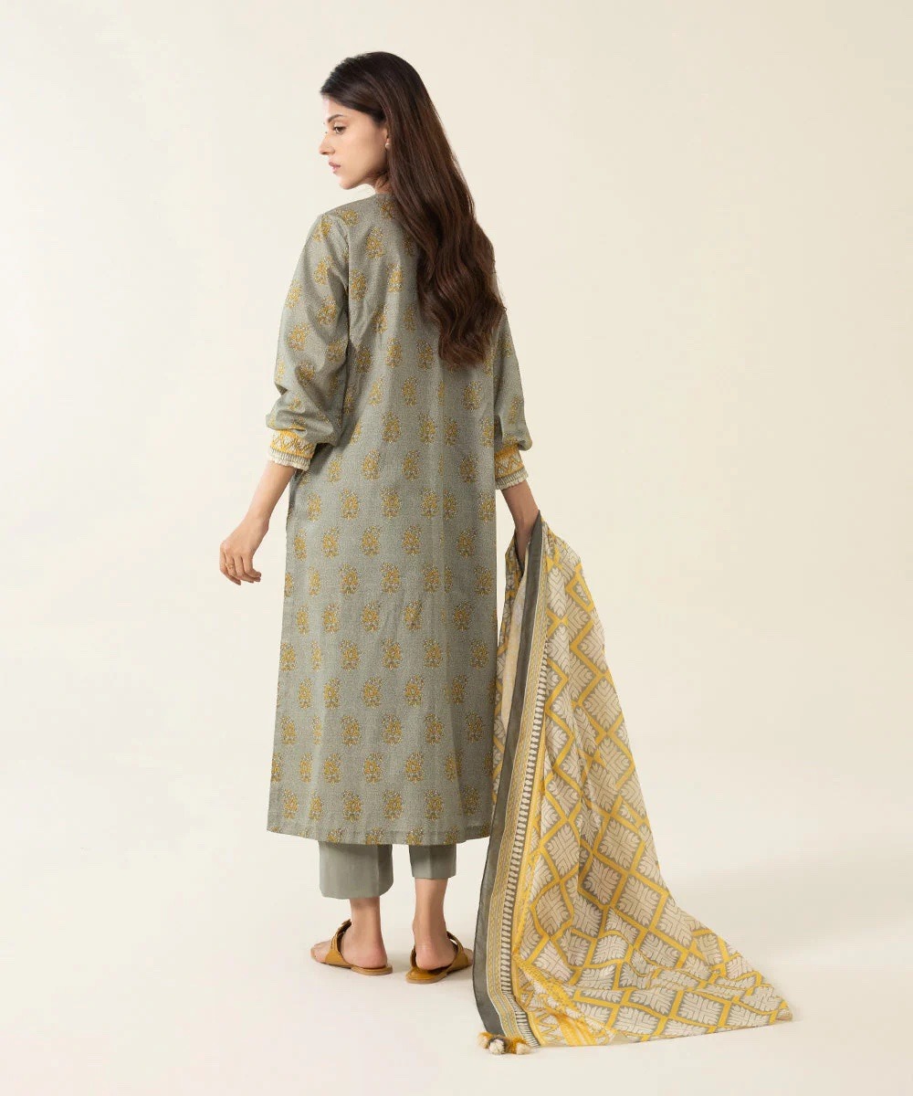 3 Piece - Printed Lawn Suit