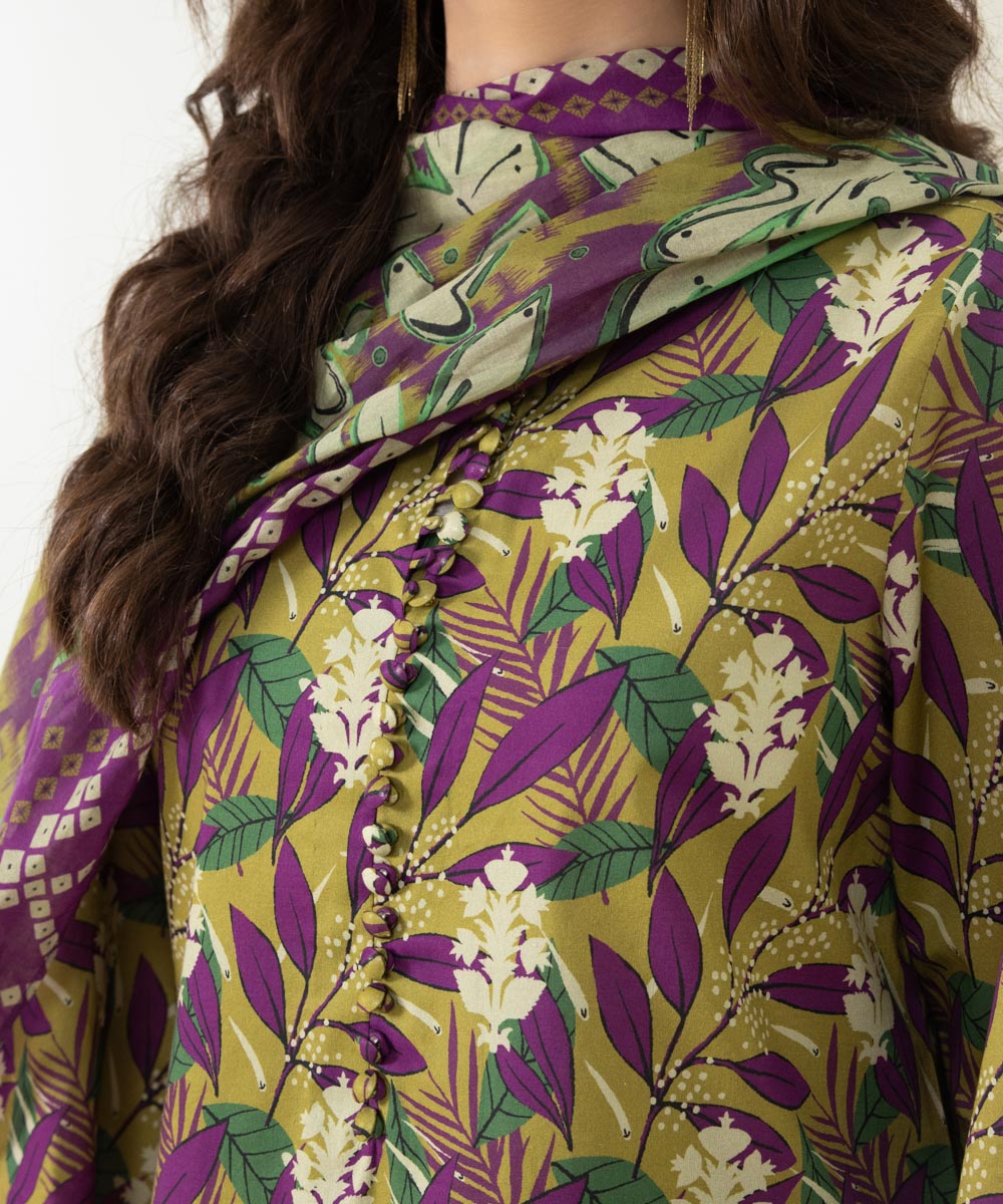 3 Piece - Printed Lawn Suit
