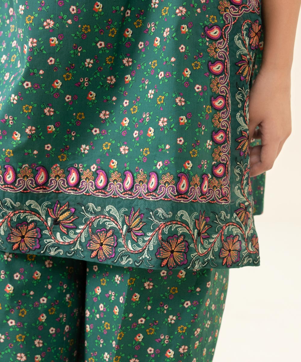 2 Piece - Embroidered Lawn Suit
