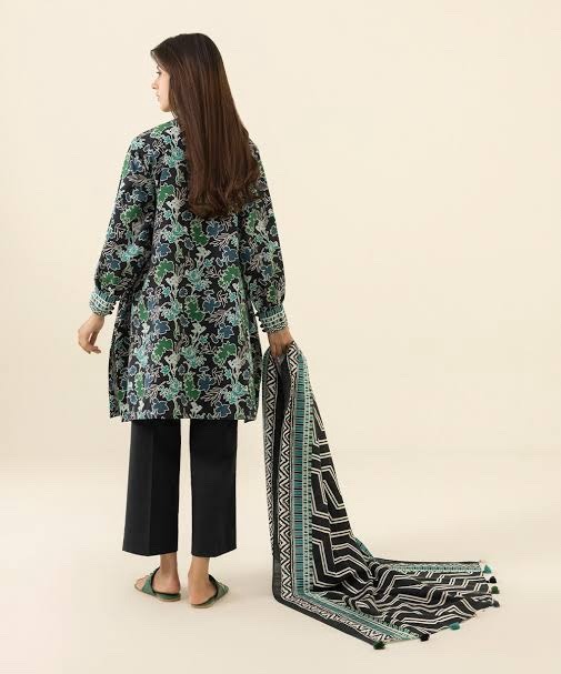 2 Piece - Printed Khaddar Suit