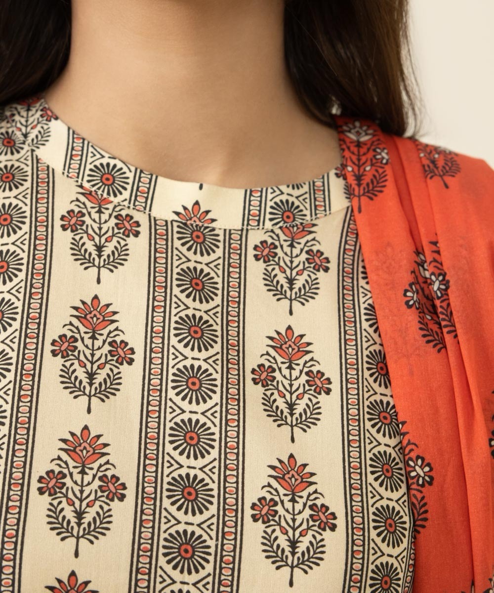 2 Piece - Printed Lawn Suit