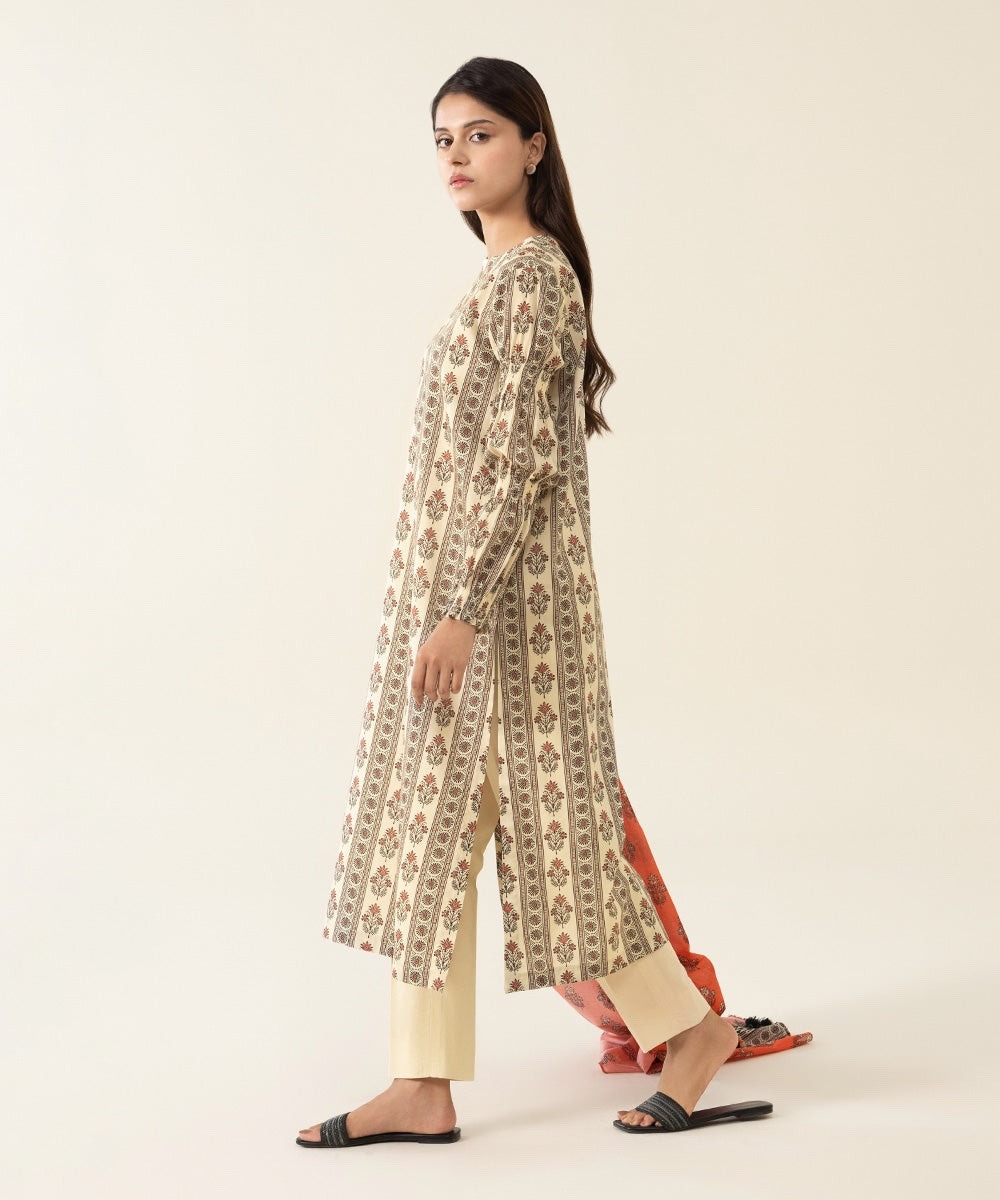 2 Piece - Printed Lawn Suit