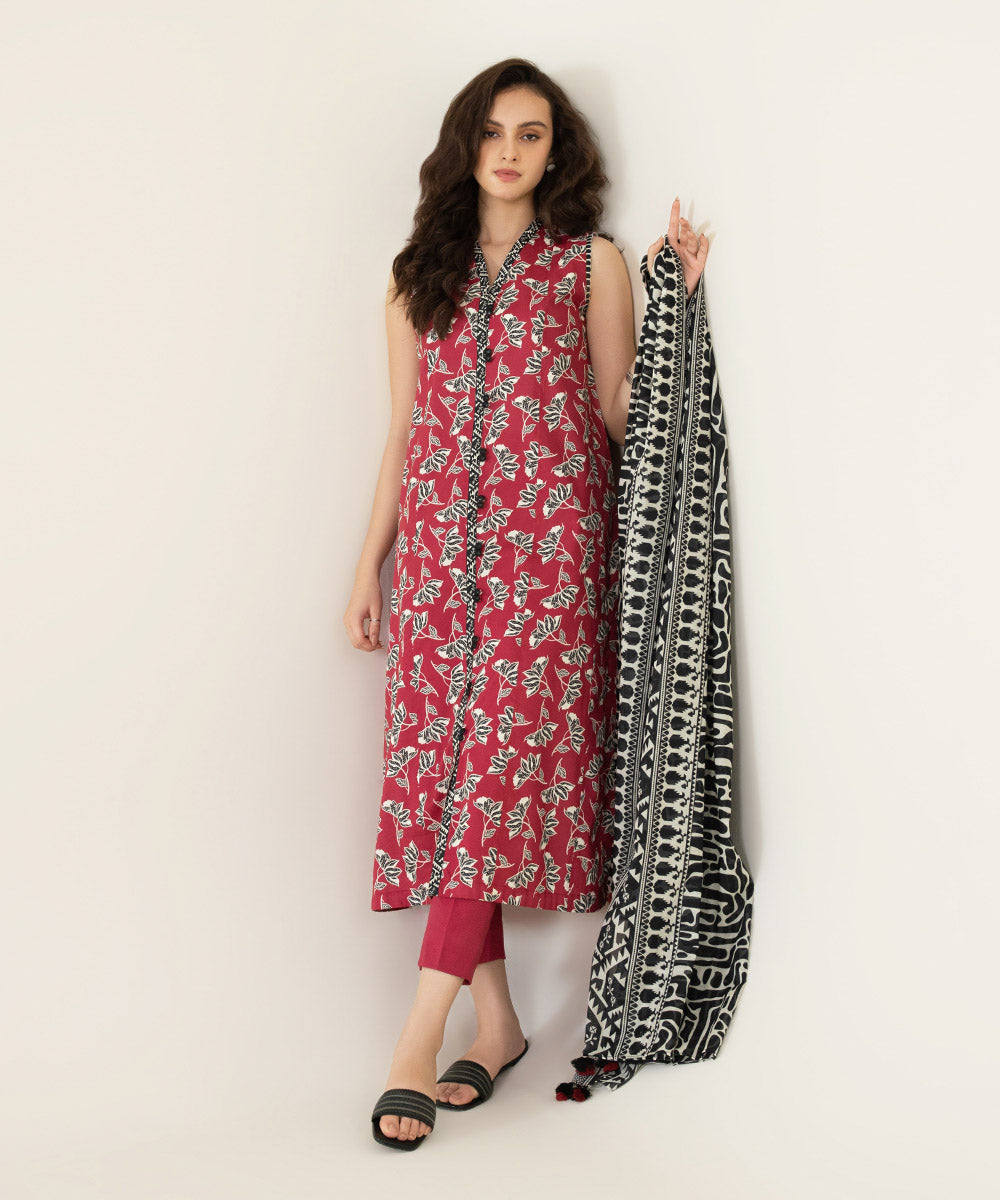 2 Piece - Printed Lawn Suit