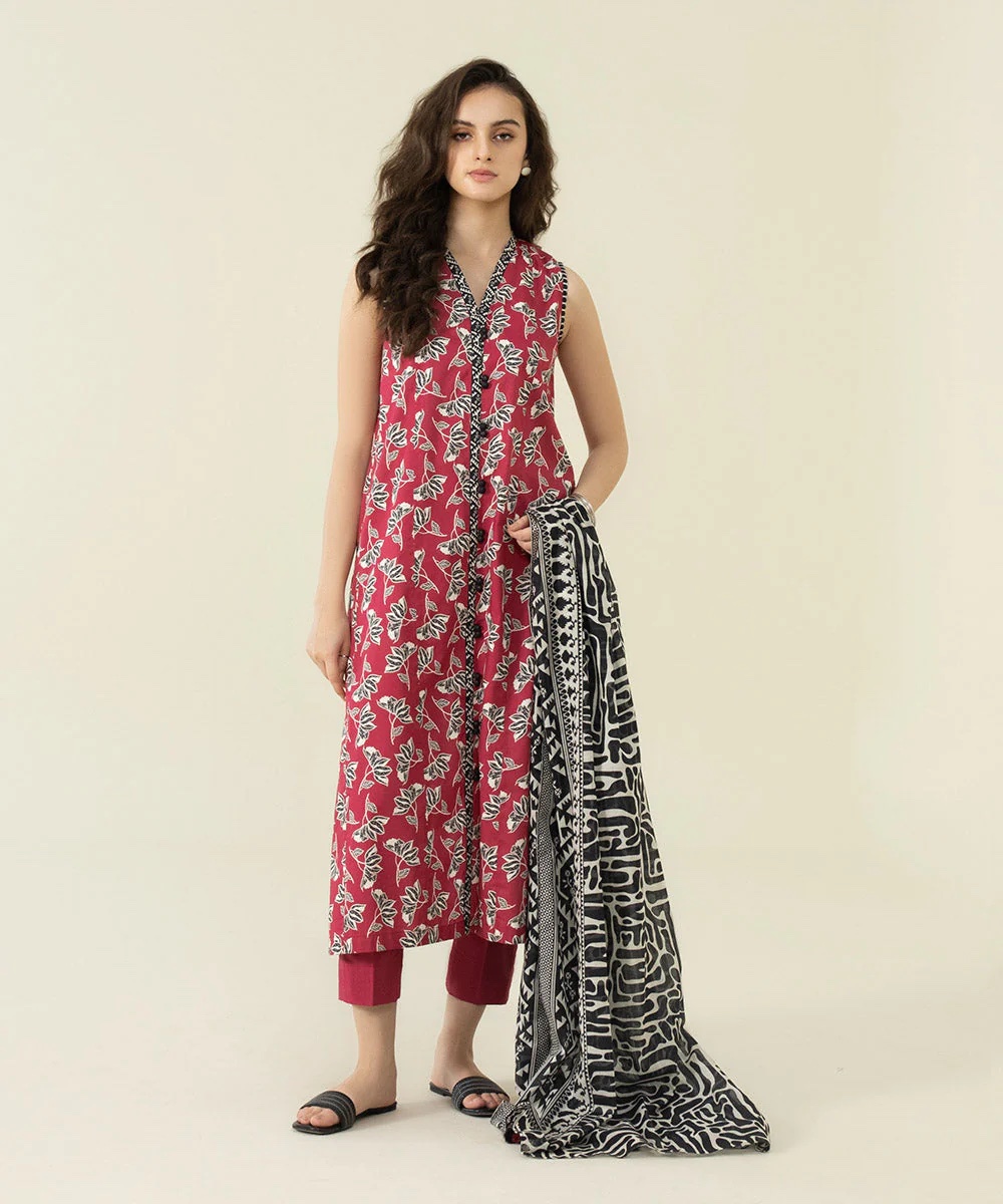 2 Piece - Printed Lawn Suit
