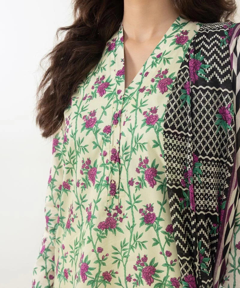 2 Piece - Printed Lawn Suit