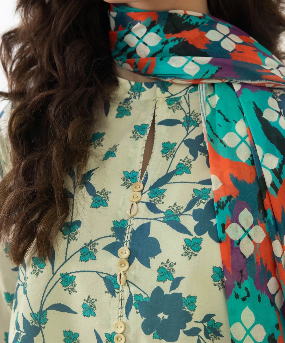 2 Piece - Printed Lawn Suit