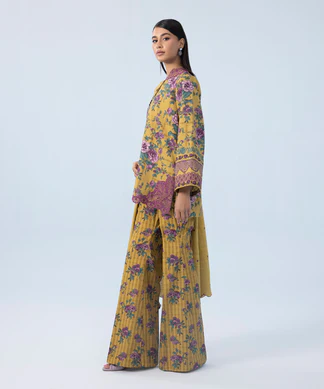 3 Piece - Embroidered Cambric Suit