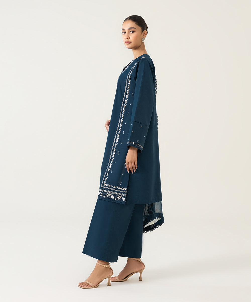 3 Piece - Embroidered Textured Lawn Suit