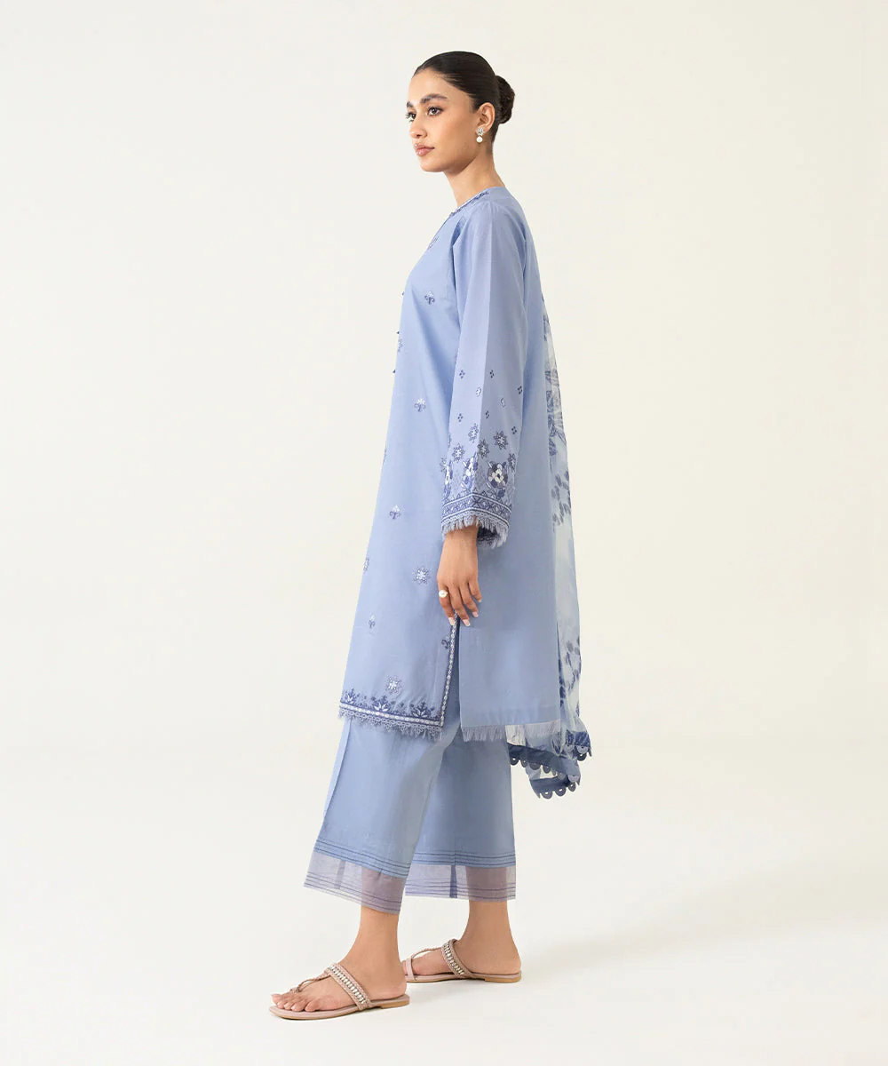 3 Piece - Embroidered Lawn Suit