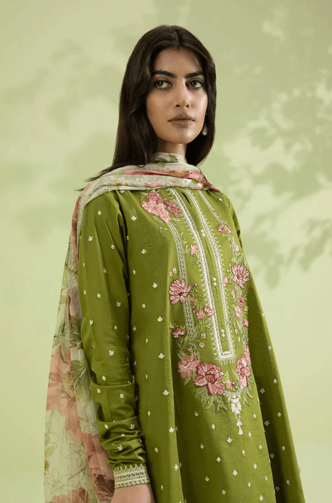 3 Piece - Embroidered Lawn Suit