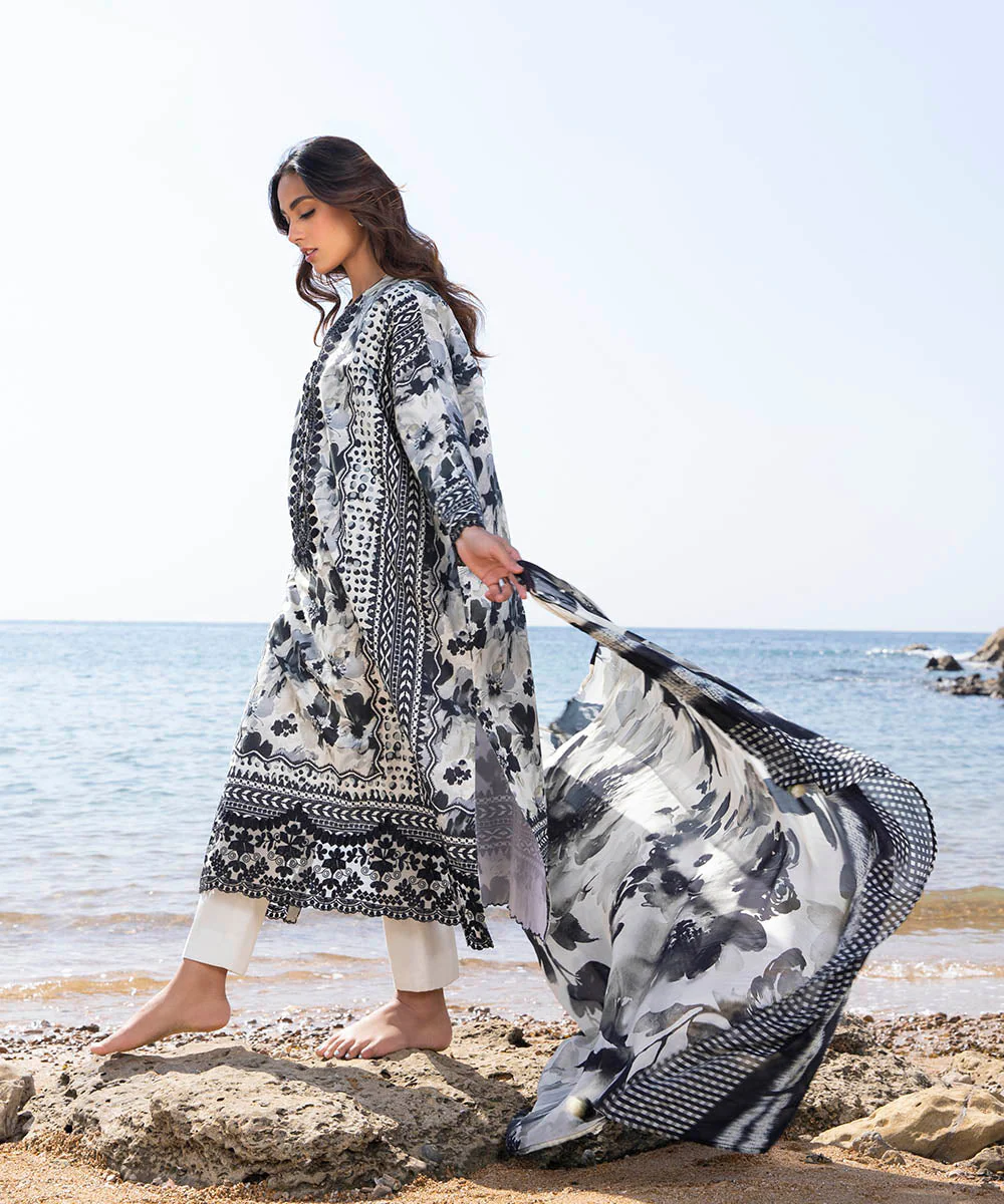 3 Piece - Printed Lawn Suit
