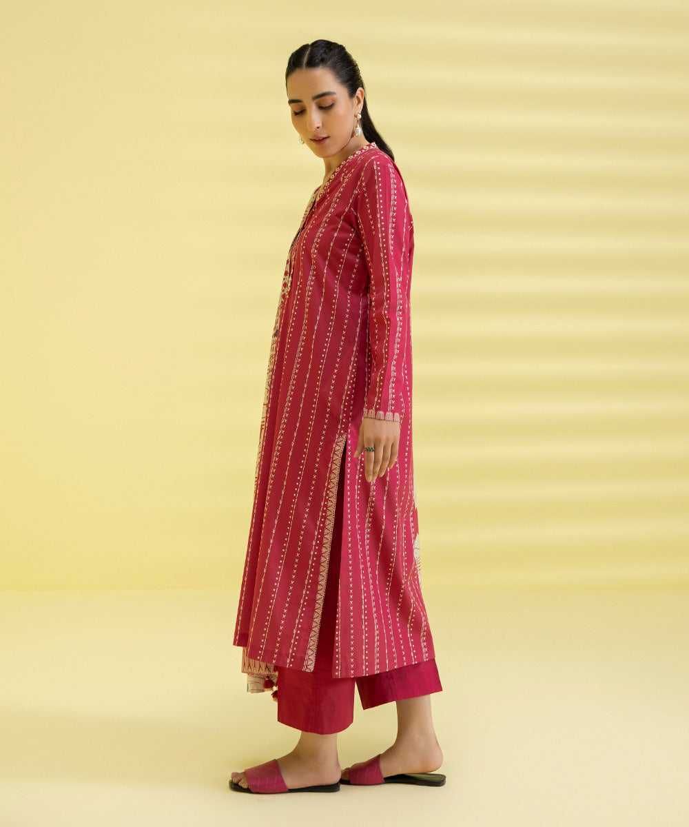 3 Piece - Printed Lawn Suit