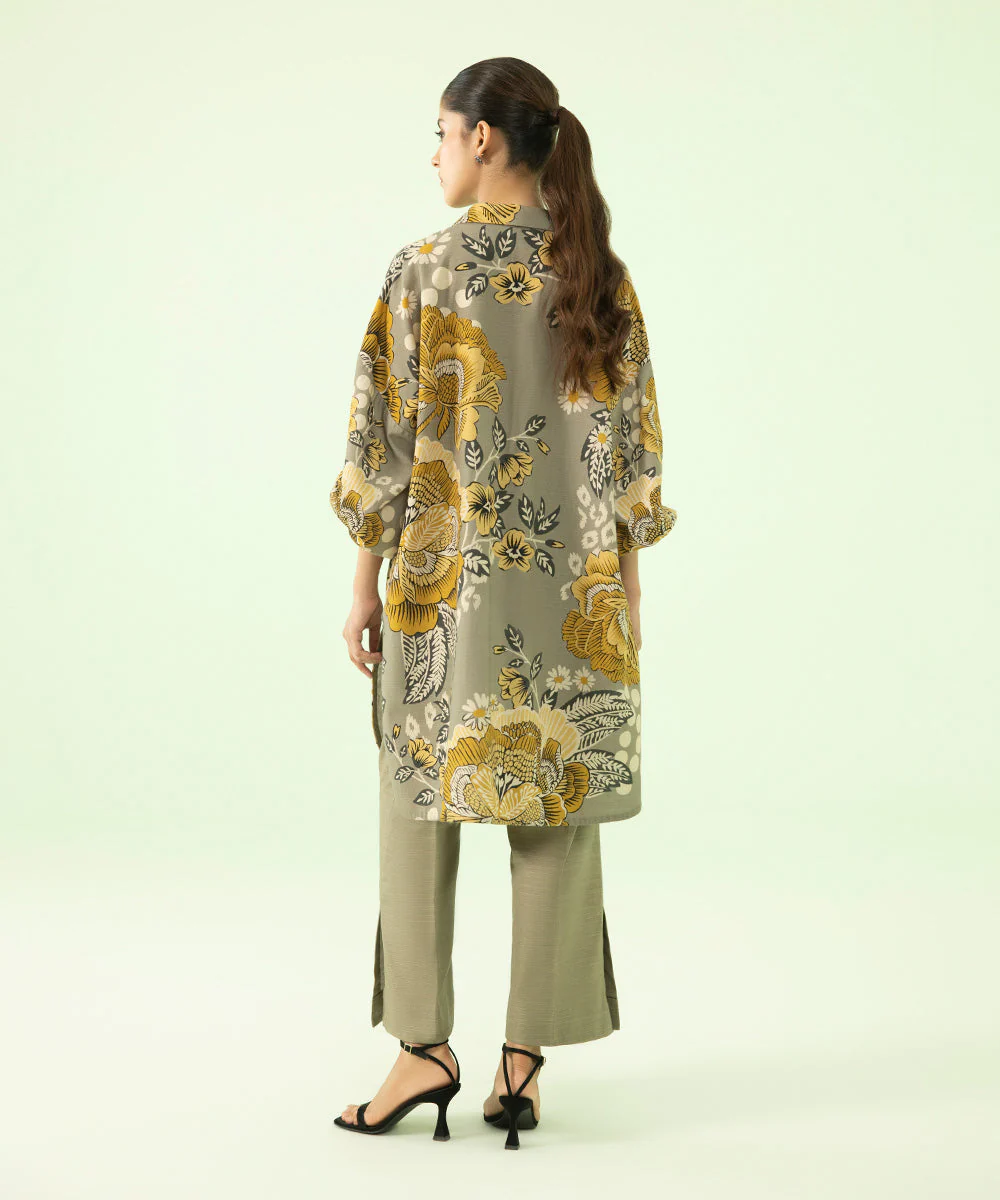 2 Piece - Printed Khaddar Suit
