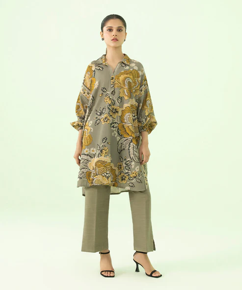 2 Piece - Printed Khaddar Suit