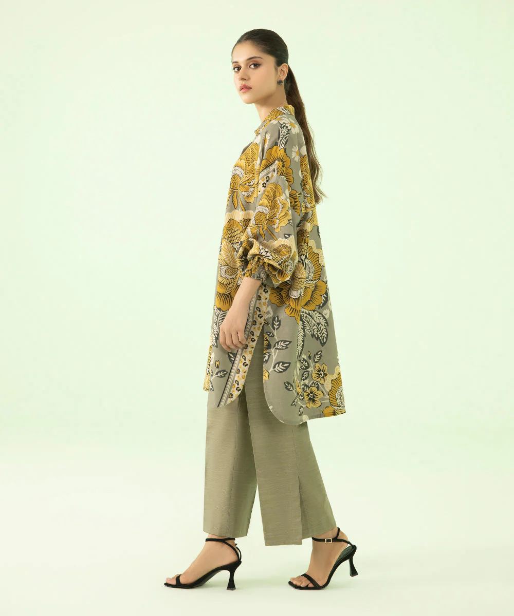 2 Piece - Printed Khaddar Suit