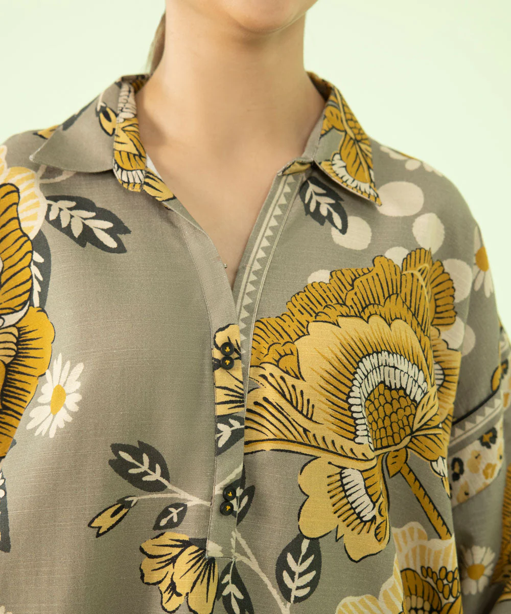 2 Piece - Printed Khaddar Suit