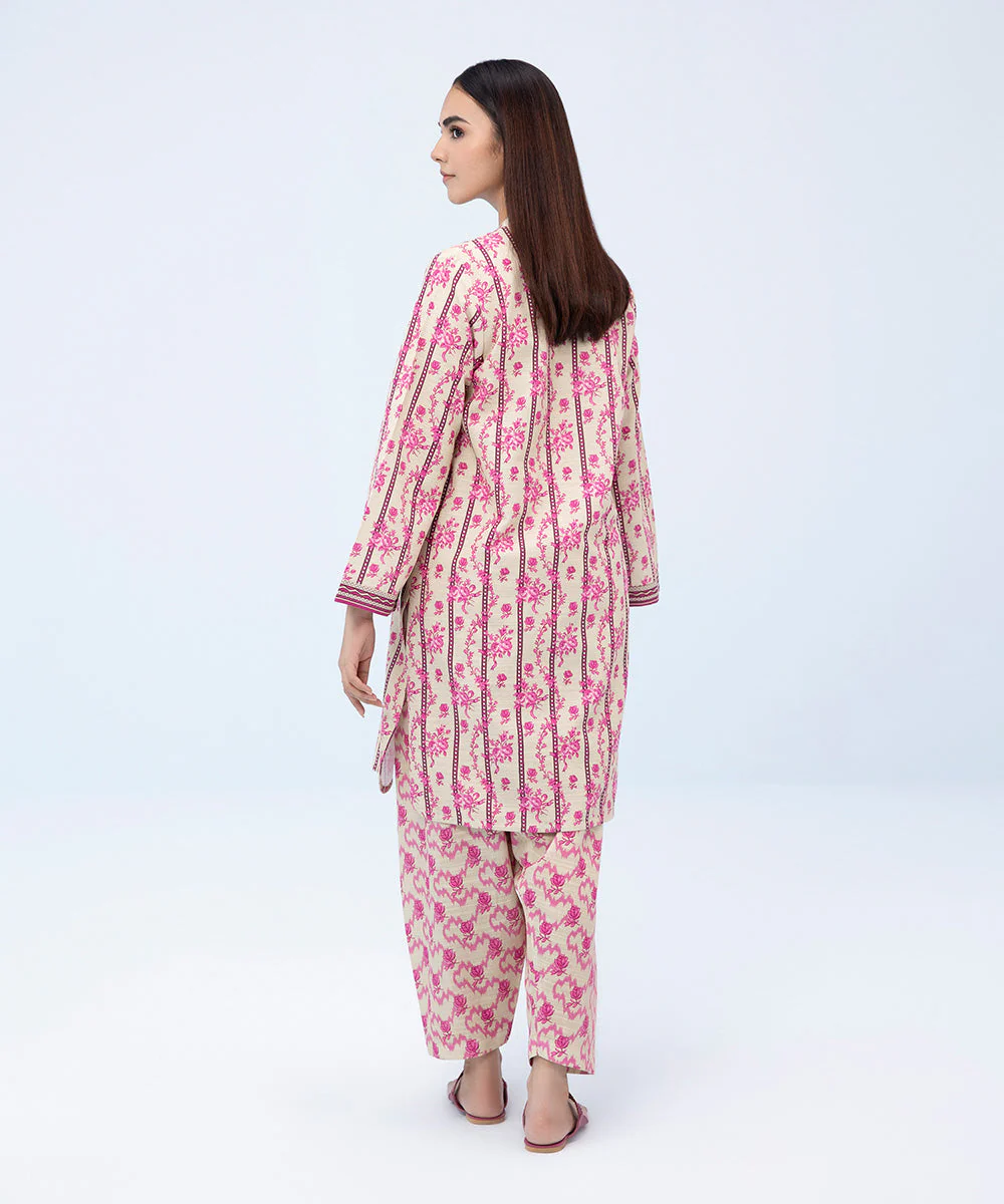 2 Piece - Printed Light Khaddar Suit