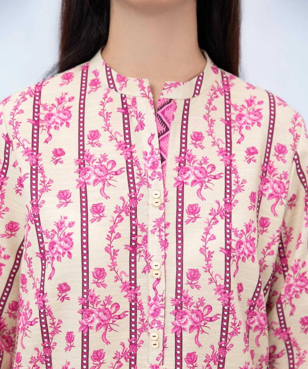 2 Piece - Printed Light Khaddar Suit