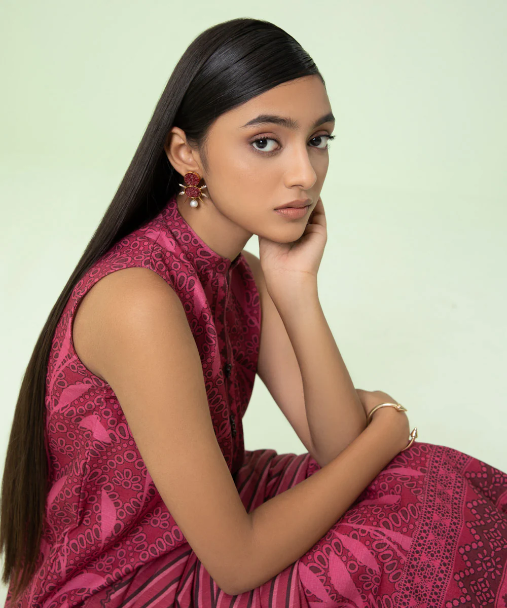 2 Piece - Printed Light Khaddar Suit