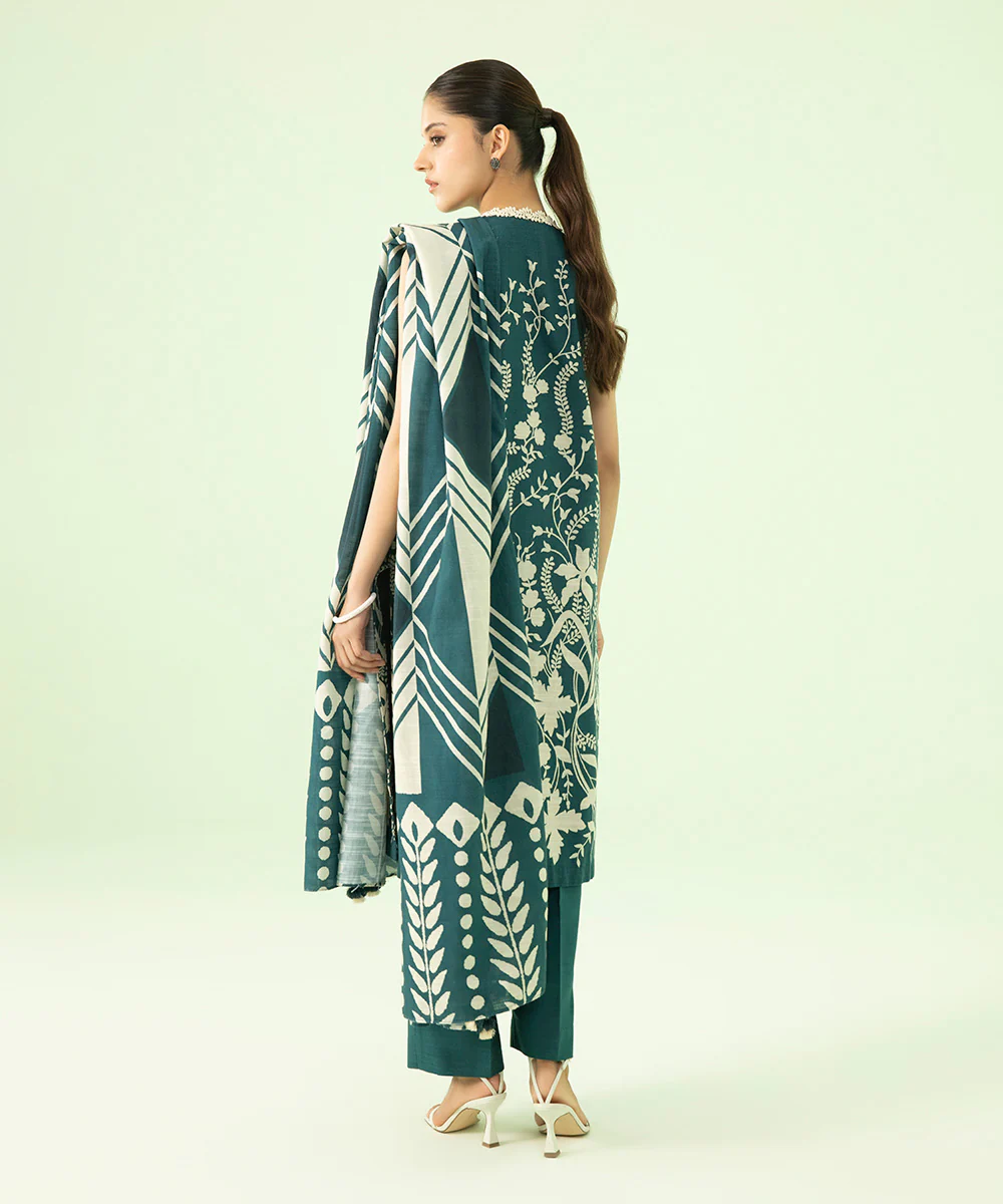 2 Piece - Printed Light Khaddar Suit