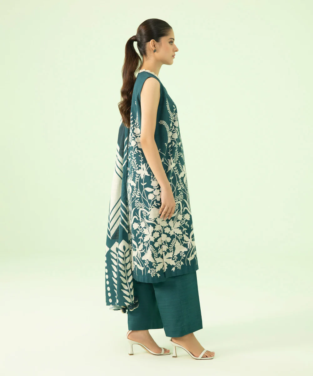 2 Piece - Printed Light Khaddar Suit