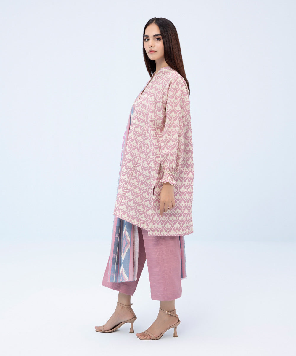 2 Piece - Printed Khaddar Suit
