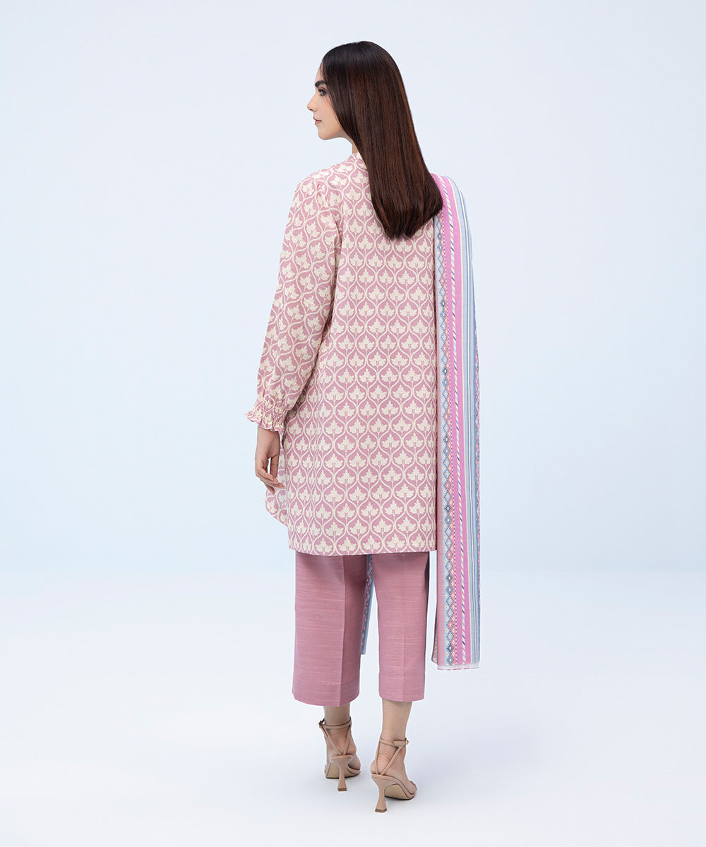 2 Piece - Printed Khaddar Suit