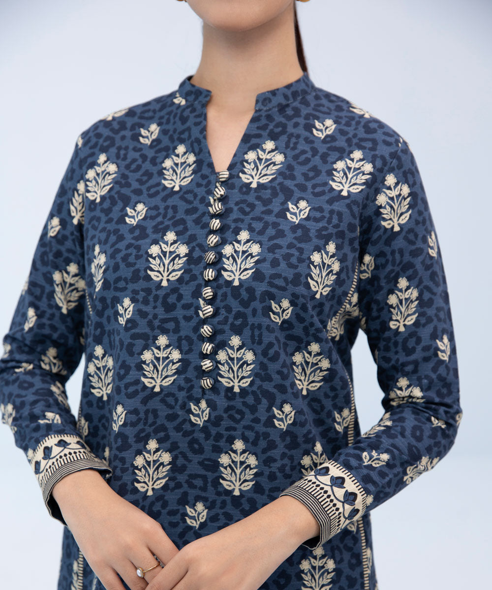 2 Piece - Printed Light Khaddar Suit