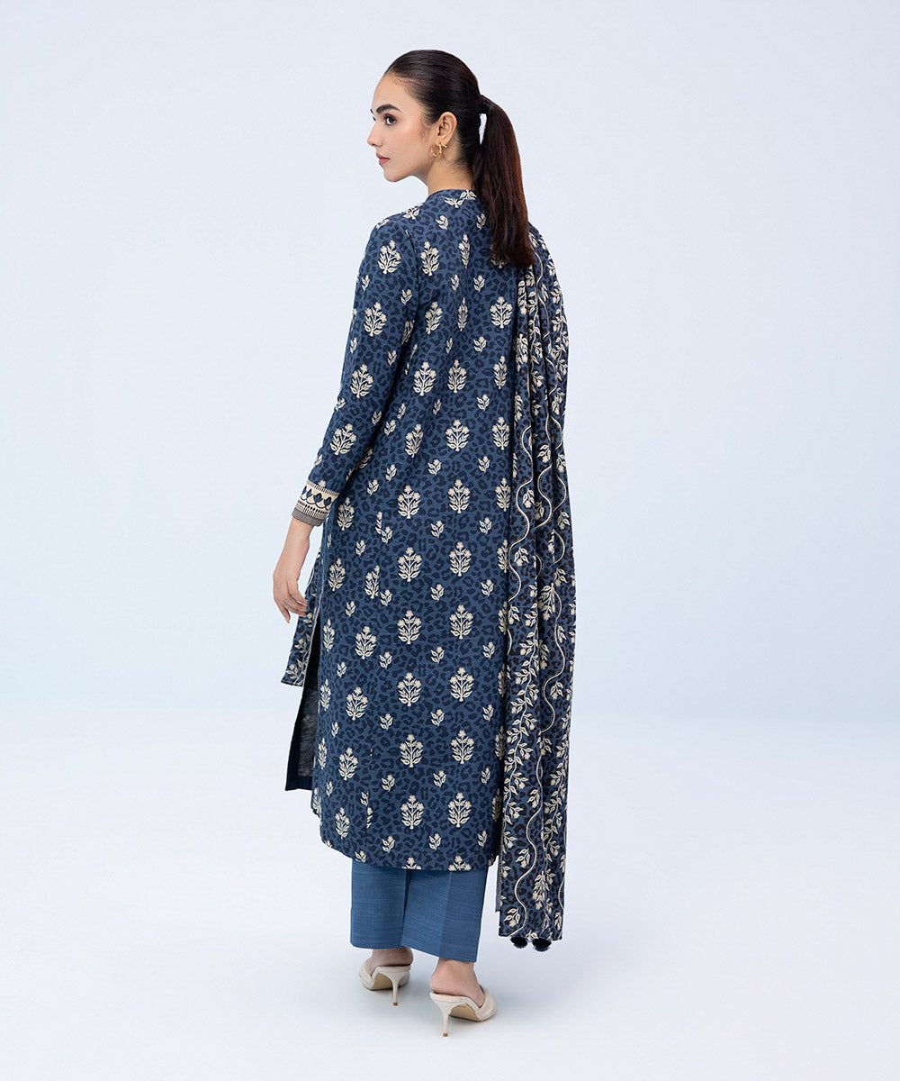 2 Piece - Printed Light Khaddar Suit