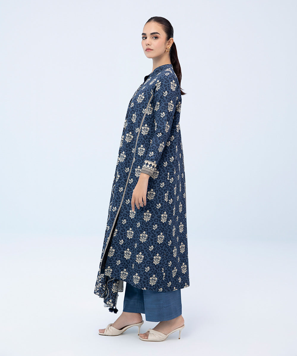 2 Piece - Printed Light Khaddar Suit