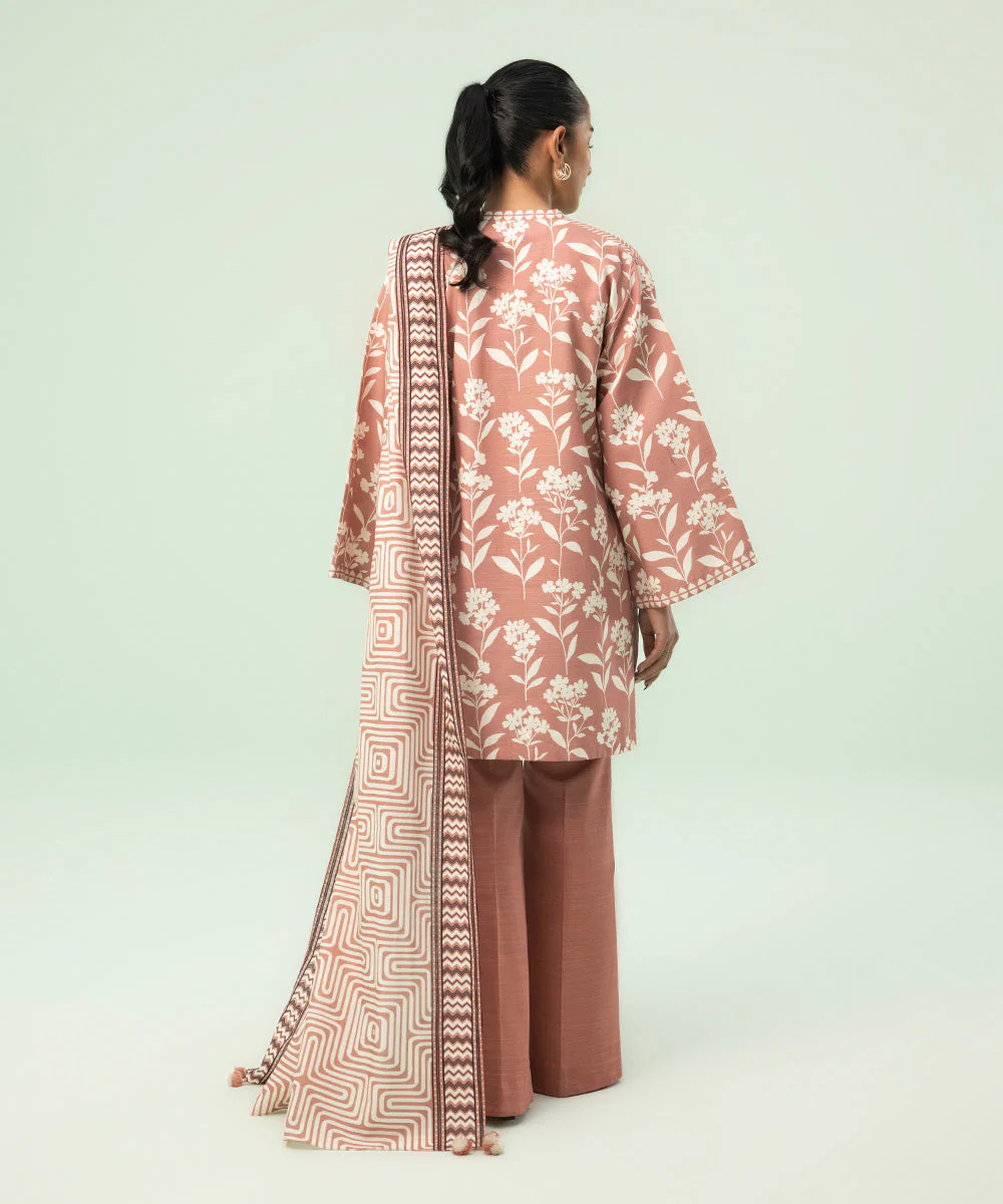 2 Piece - Printed Light Khaddar Suit