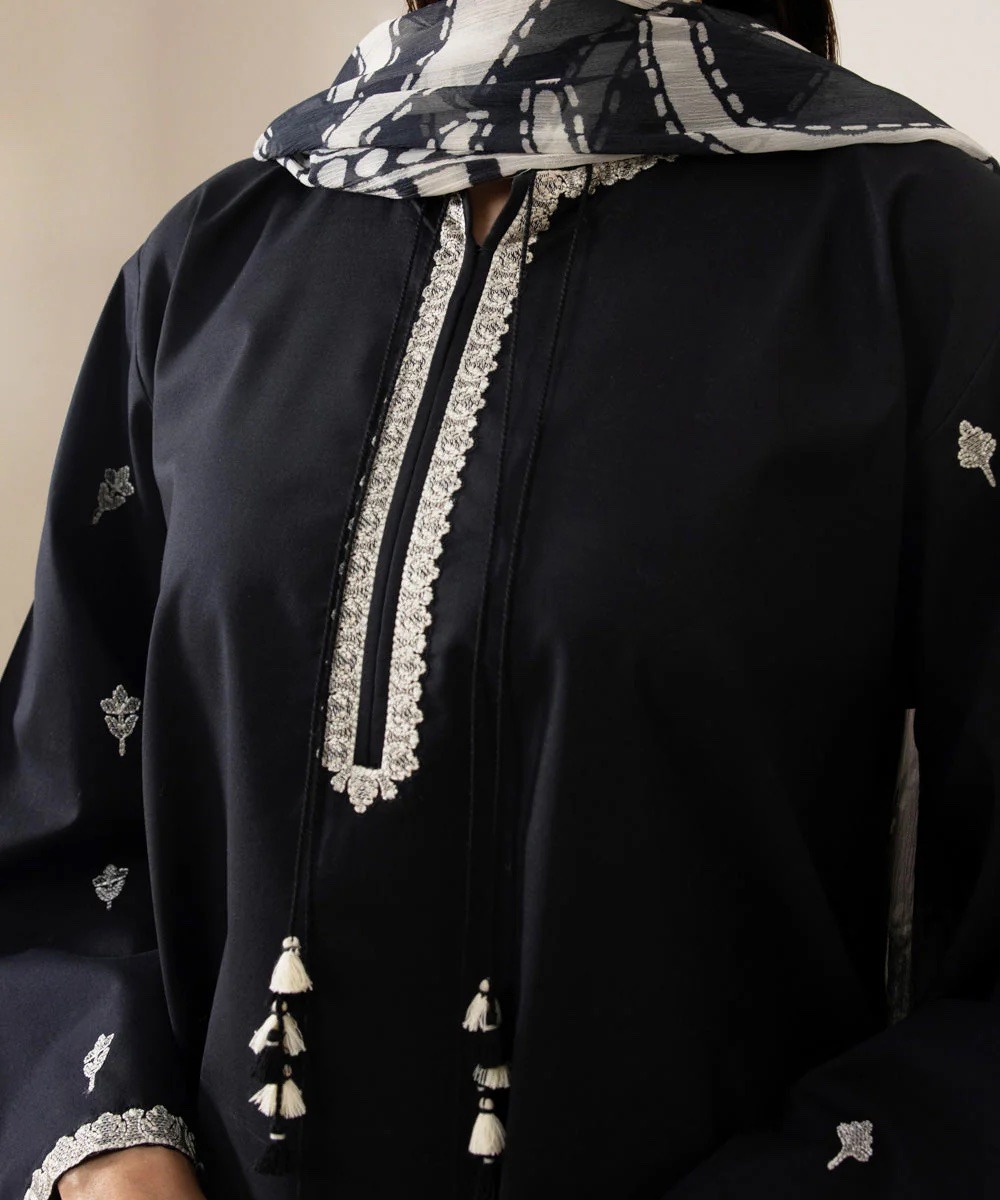 3 Piece - Dyed Embroidered Lawn Suit