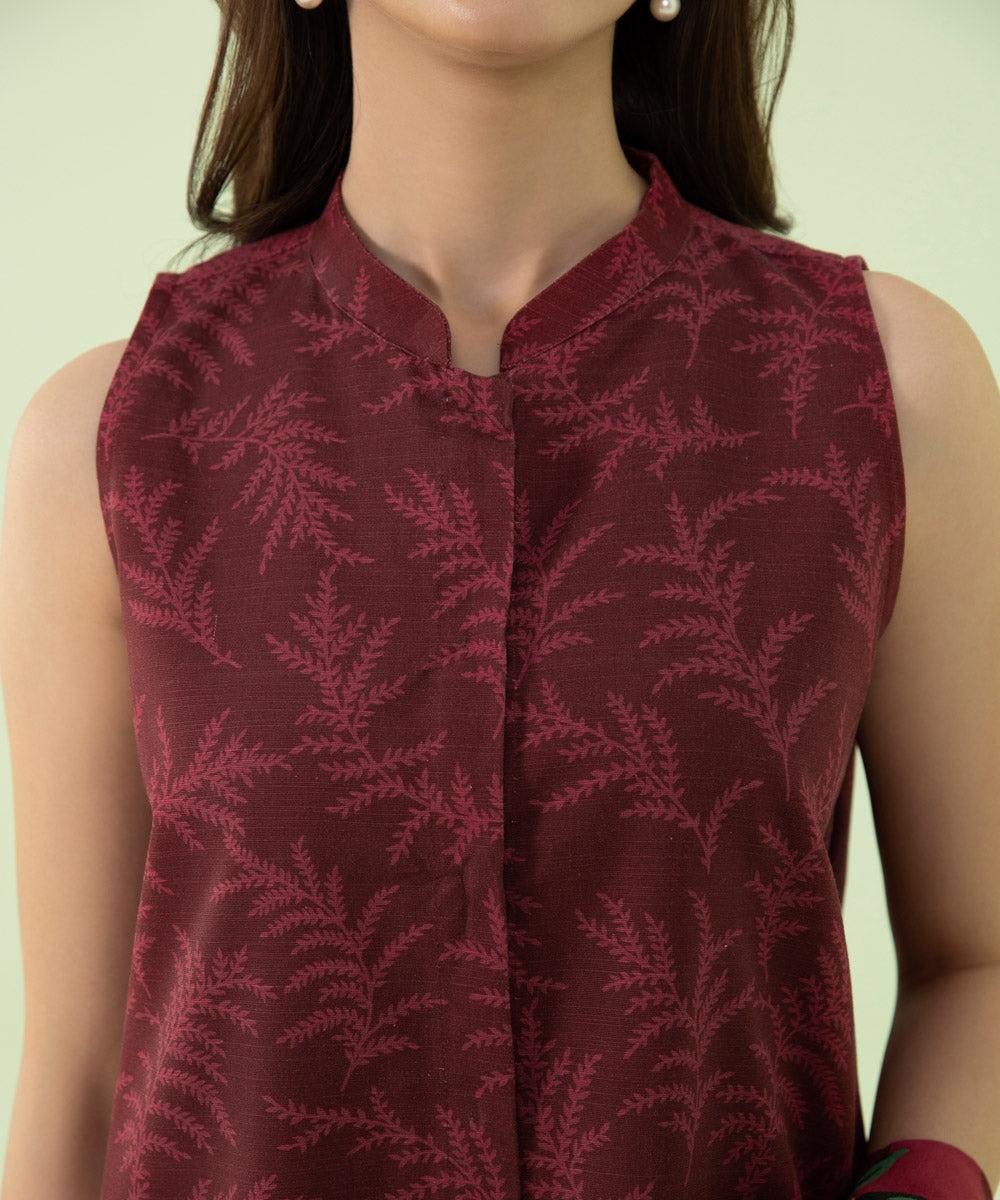 3 Piece - Printed Khaddar Suit