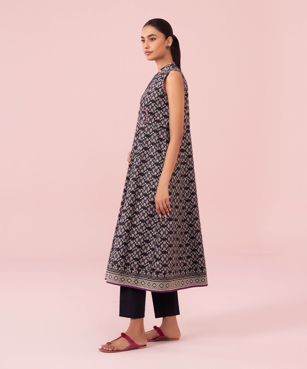 3 Piece - Printed Cambric Suit