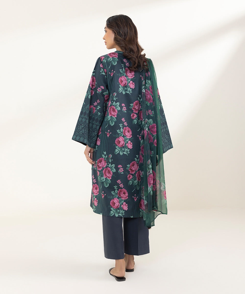 3 Piece - Printed Lawn Suit