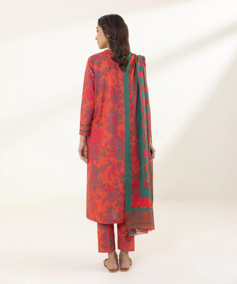 3 Piece - Printed Lawn Suit