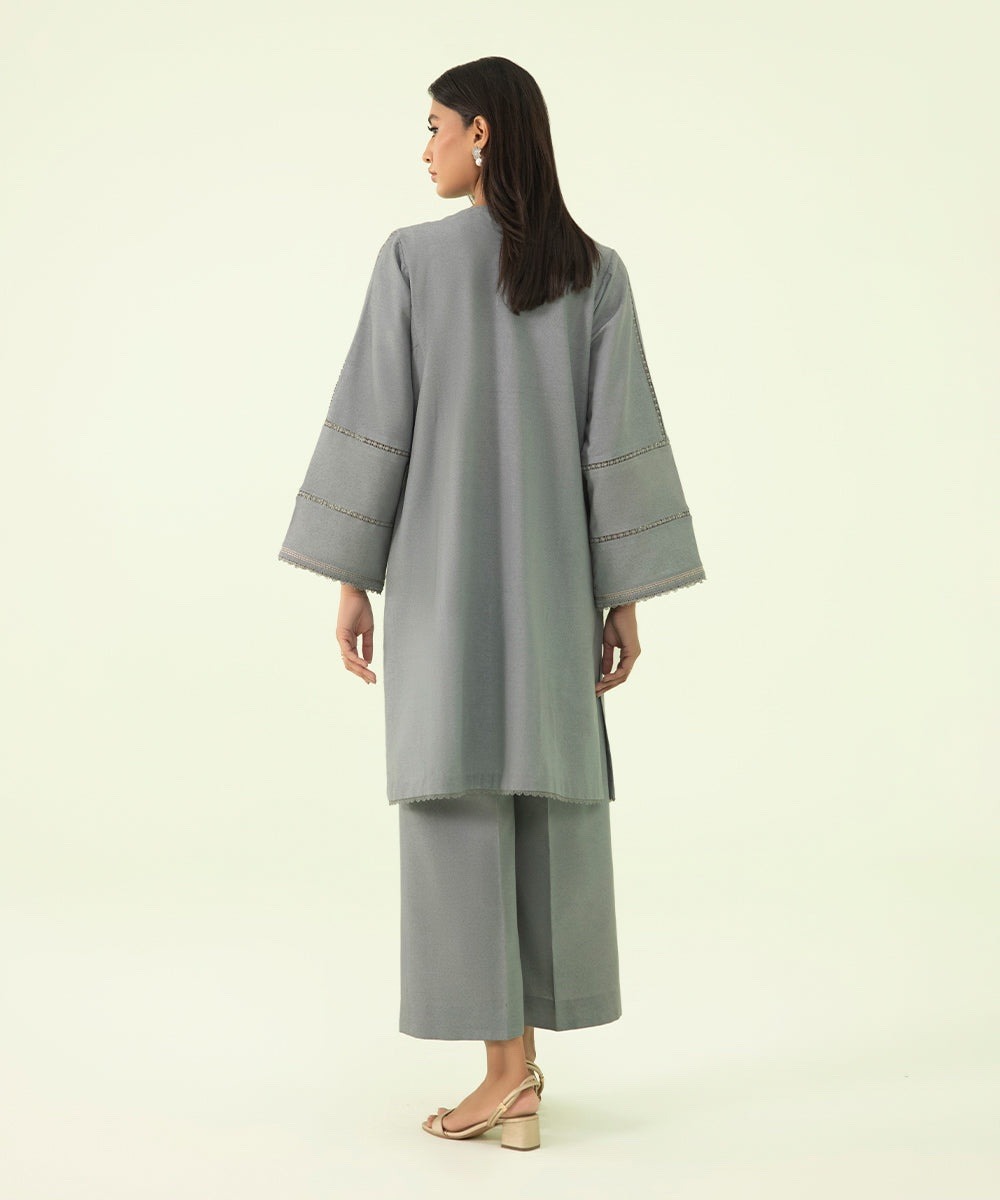 2 Piece - Embroidered Karandi Suit