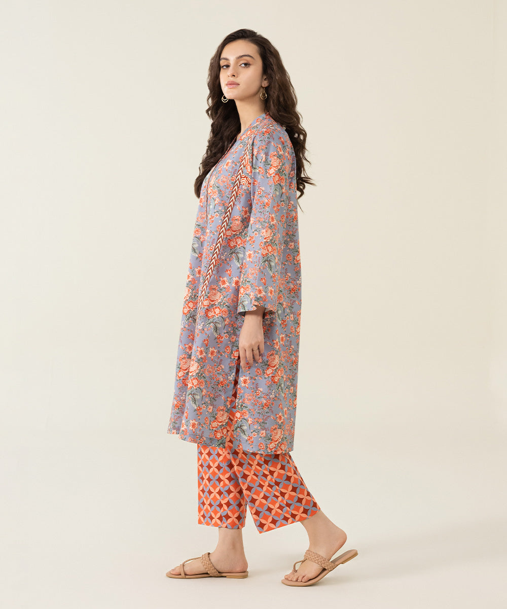 2 Piece - Printed Lawn Suit