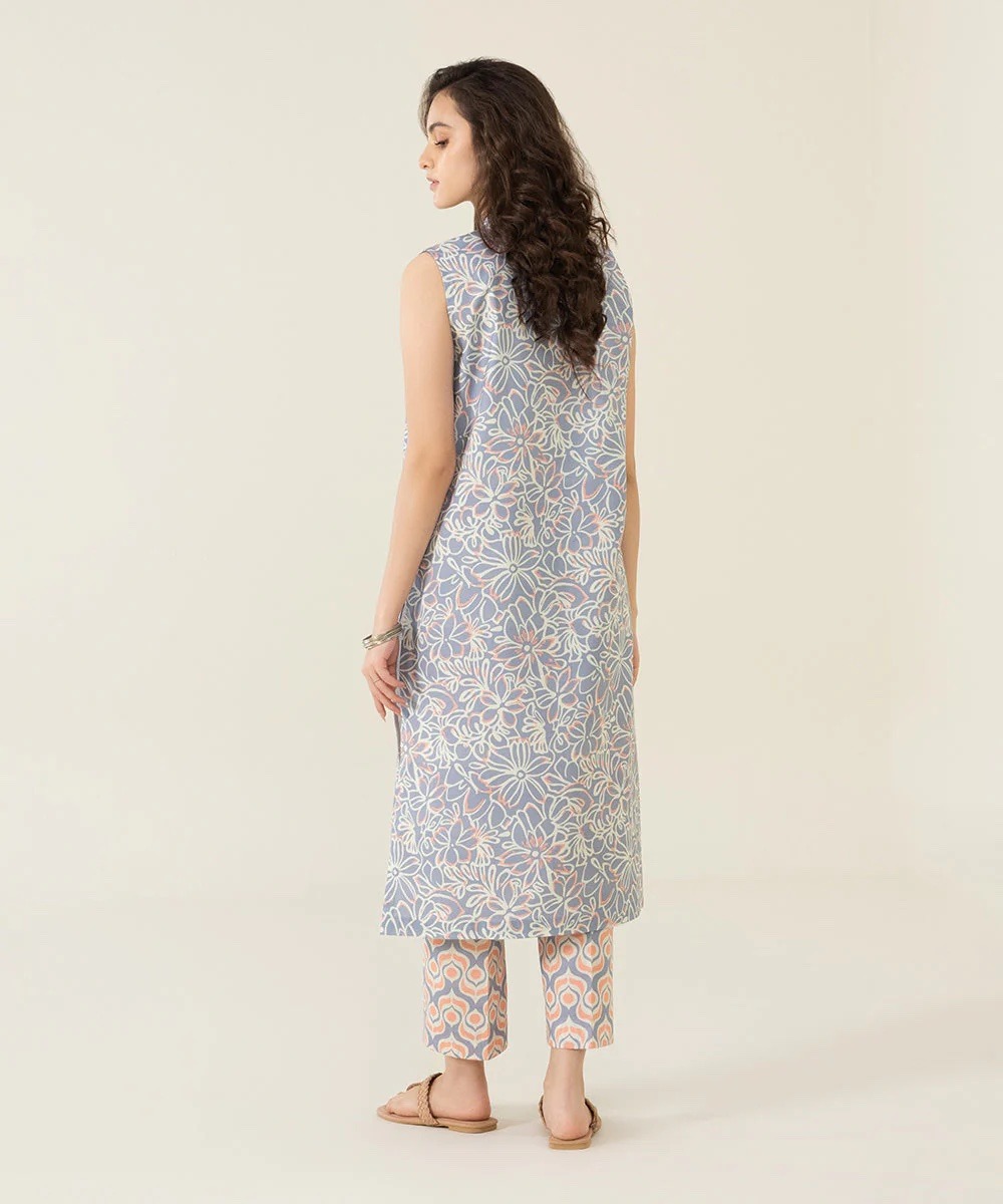 2 Piece - Printed Lawn Suit