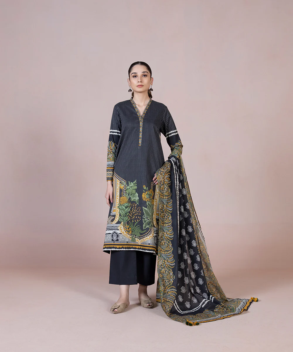2 Piece – Printed Lawn Suit