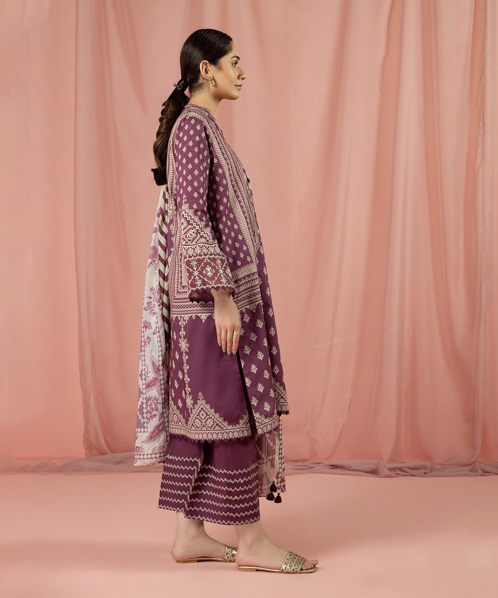 3 Piece - Printed Lawn Suit