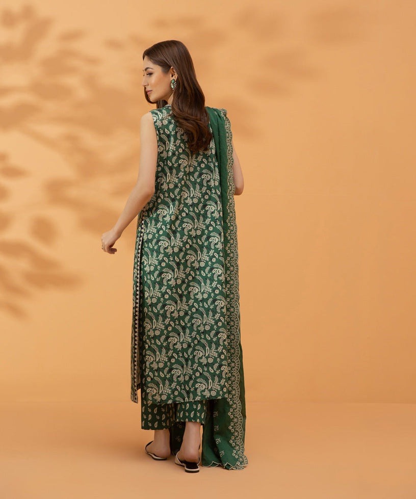 3 Piece - Embroidered Lawn Suit