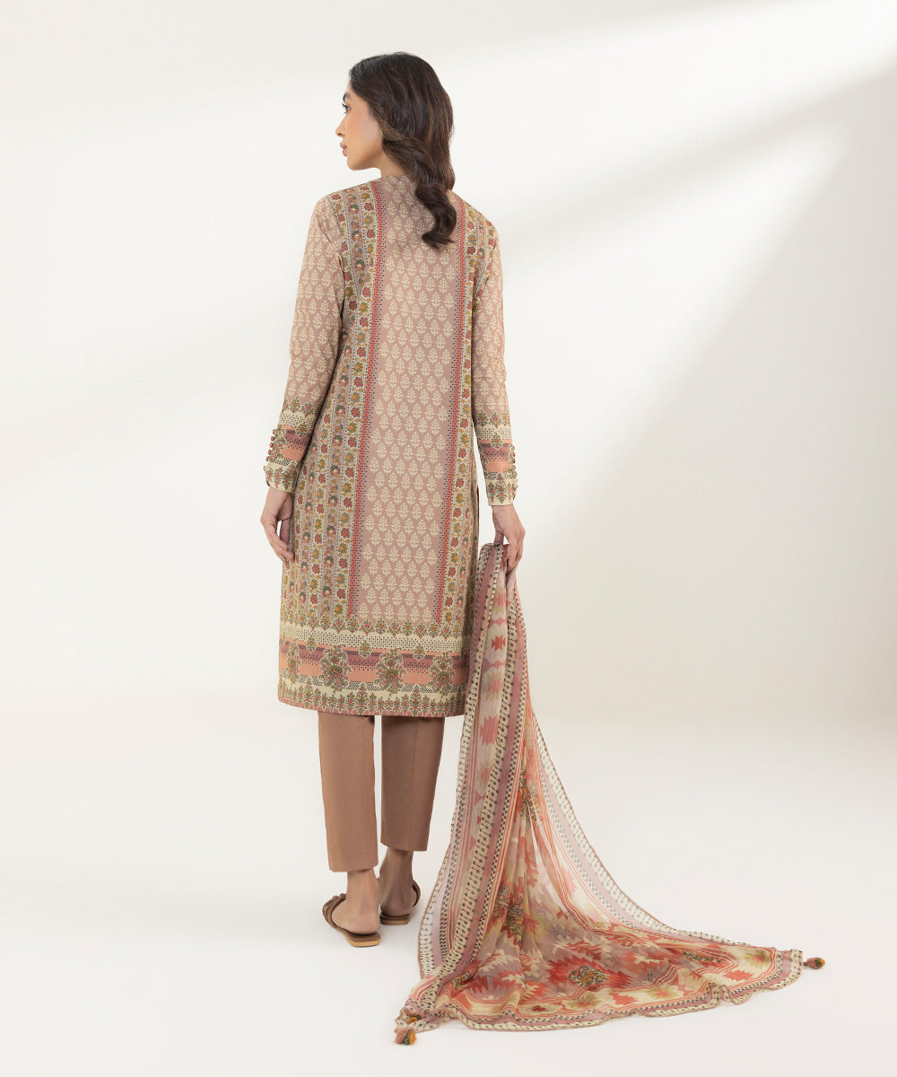 3 Piece - Printed Lawn Suit