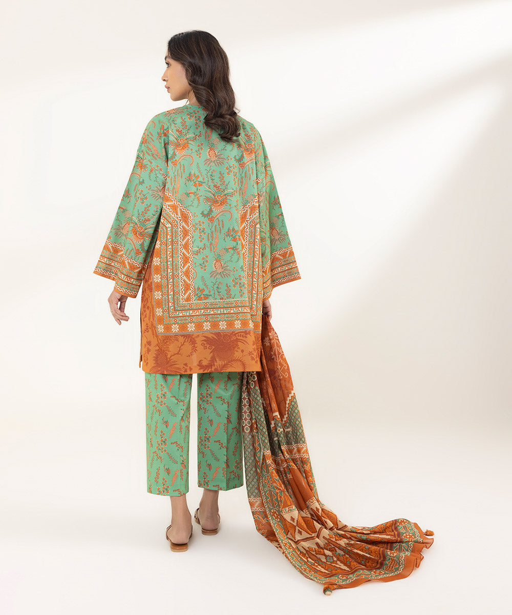 3 Piece - Printed Lawn Suit